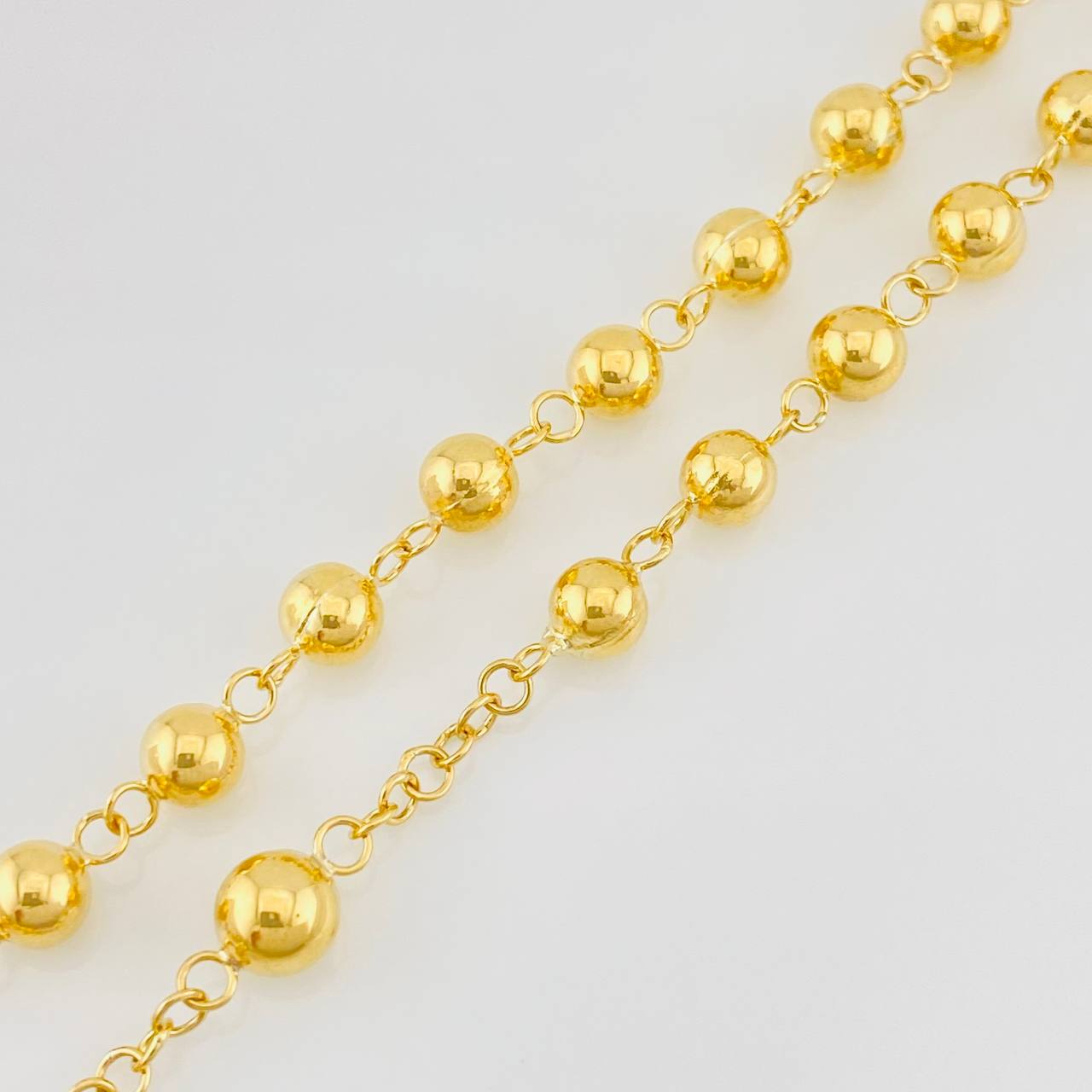 Rosario Virgen Milagrosa 16.3g / 26 in / 5mm Oro Amarillo 18K