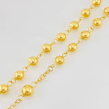 Rosario Virgen Milagrosa 16.3g / 26 in / 5mm Oro Amarillo 18K