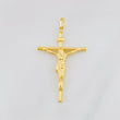 Dije Cruz Cristo 1.65g / 2 in Oro Amarillo 18K