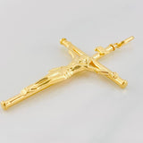 Dije Cruz Cristo 1.65g / 2 in Oro Amarillo 18K