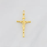 Dije Cruz Cristo 1.4g / 1 3/4 in Oro Amarillo 18K