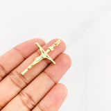 Dije Cruz Cristo 1.4g / 1 3/4 in Oro Amarillo 18K
