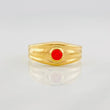 Circle Ring 1.55g / T7 1/2 Yellow Gold 18K