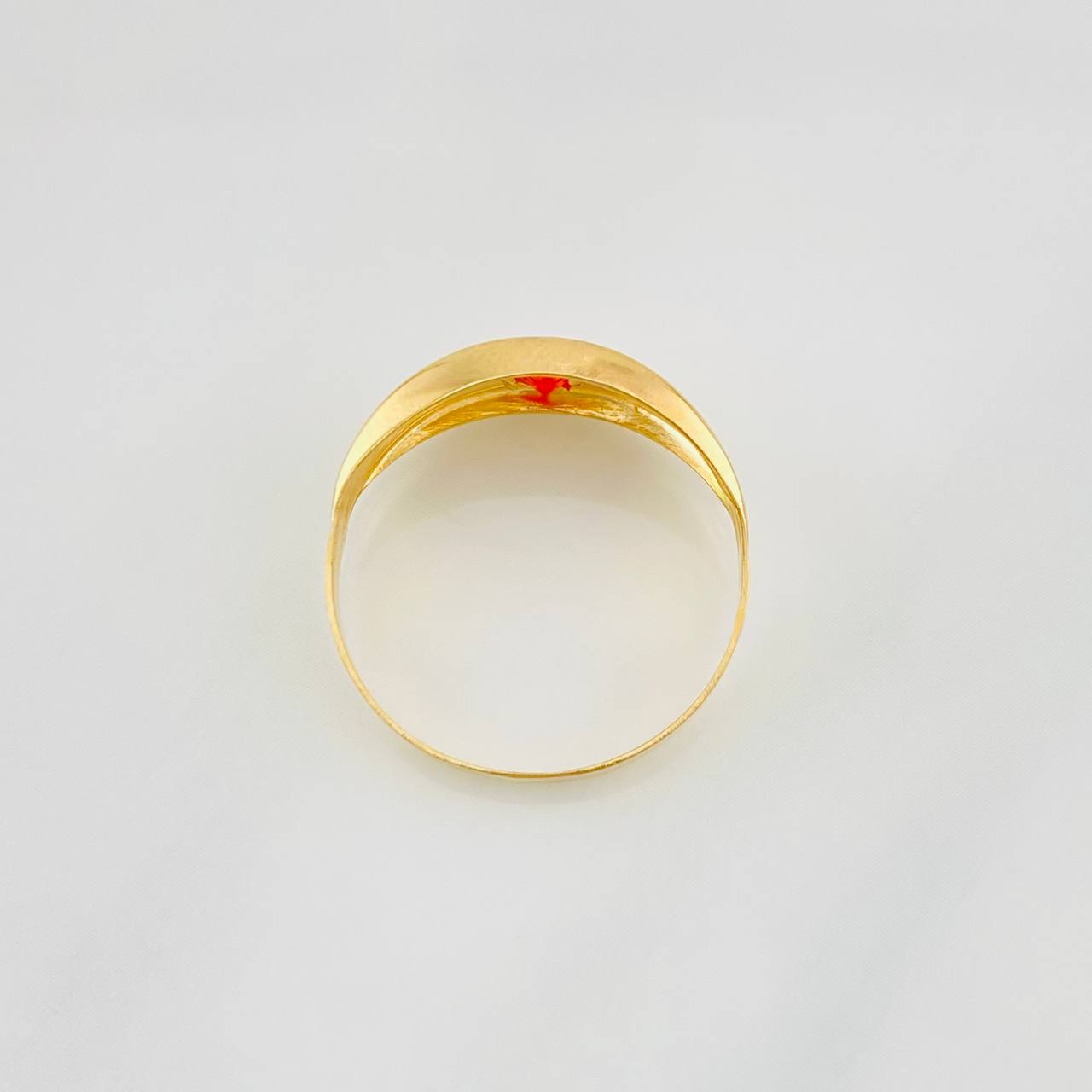 Circle Ring 1.55g / T7 1/2 Yellow Gold 18K