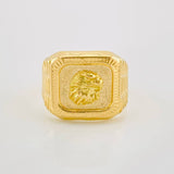 Eagle Signet Ring 3.55g / T8 3/4 Yellow Gold 18K
