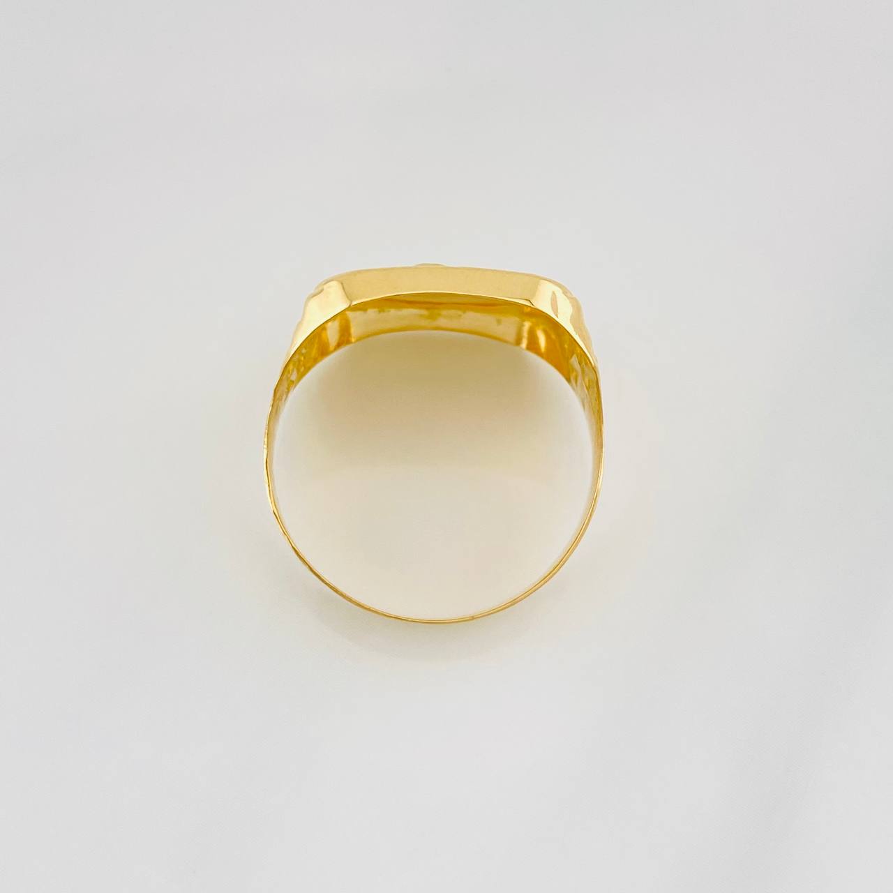 Eagle Signet Ring 3.55g / T8 3/4 Yellow Gold 18K