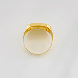 Eagle Signet Ring 3.55g / T8 3/4 Yellow Gold 18K