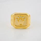 Crown Ring 3.6g / T9 1/2 Yellow Gold 18K