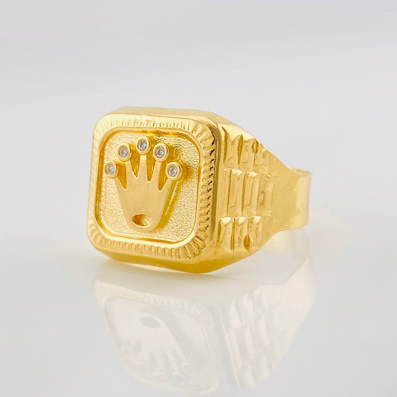 Crown Ring 3.6g / T9 1/2 Yellow Gold 18K