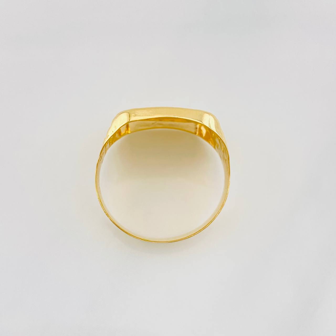 Bordered Eagle Signet Ring 3.5g / T10 Yellow Gold 18K