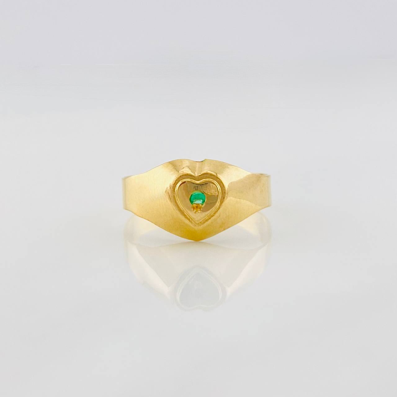Heart Ring 1.3g / T5 1/4 Yellow Gold 18K