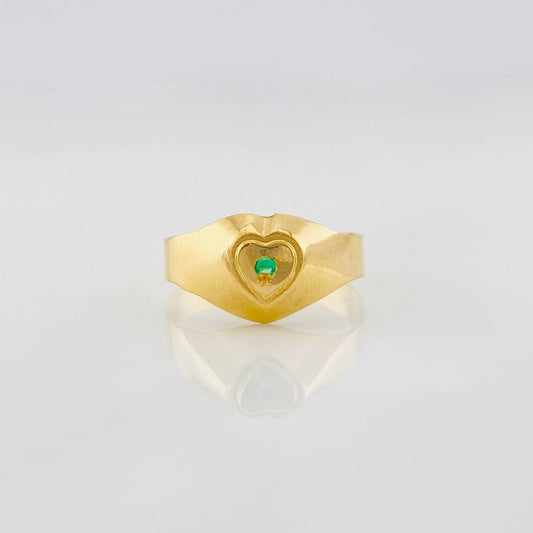 Anillo Corazón 1.3g / T5 1/4 Oro Amarillo 18K