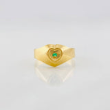 Heart Ring 1.3g / T5 1/4 Yellow Gold 18K