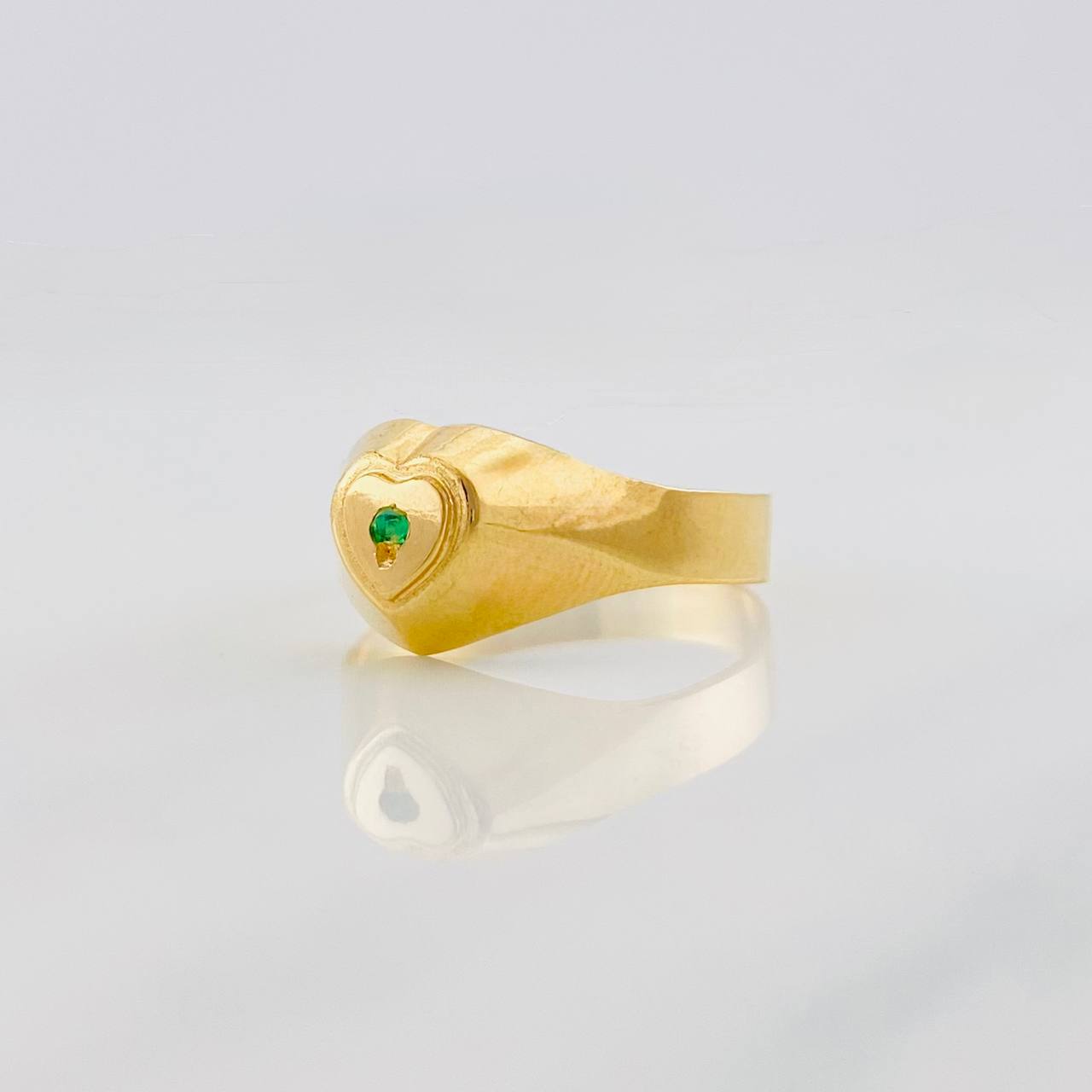 Heart Ring 1.3g / T5 1/4 Yellow Gold 18K