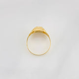 Square Signet Ring 1.3g / T4 3/4 Yellow Gold 18K