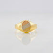 Anillo Sello Ovalado 1.65g / T7 1/4 Tres Oros 18K
