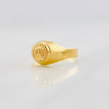 Signet Ring Crown 1.6g / T6 Yellow Gold 18K