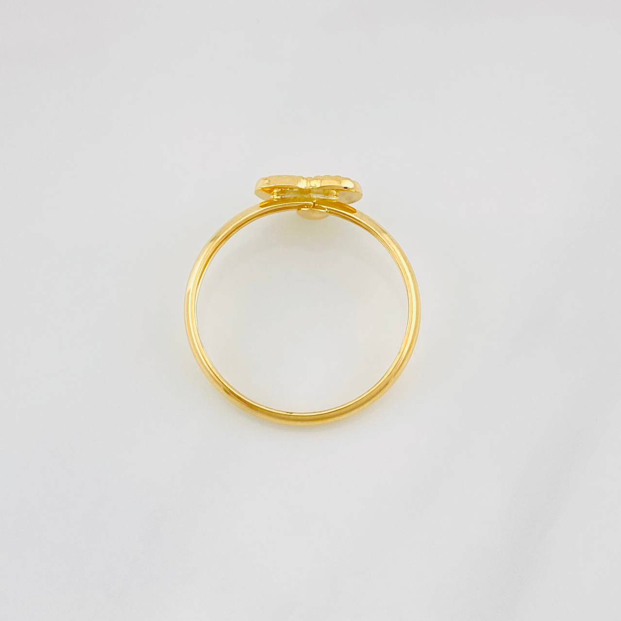 Heart Diamond Cut Ring 1g / T9 Yellow Gold 18K