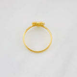 Heart Diamond Cut Ring 1g / T9 Yellow Gold 18K