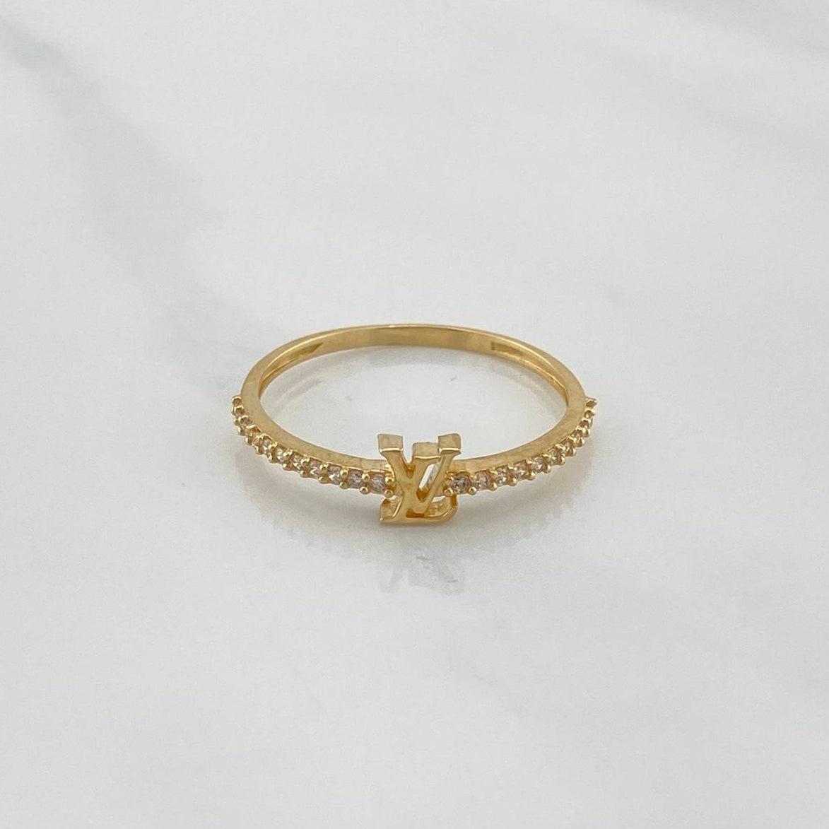 Ring Lv 1.2 g / T7 1/4 Yellow Gold 18K