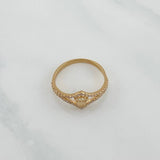 Crown Ring 1.8 g / T6 1/2 Yellow Gold 18K