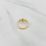 Crown Ring 1.85 g / T7 1/4 Yellow Gold 18K