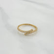 Double Line Ring 1.25 g / T5 3/4 Yellow Gold 18K