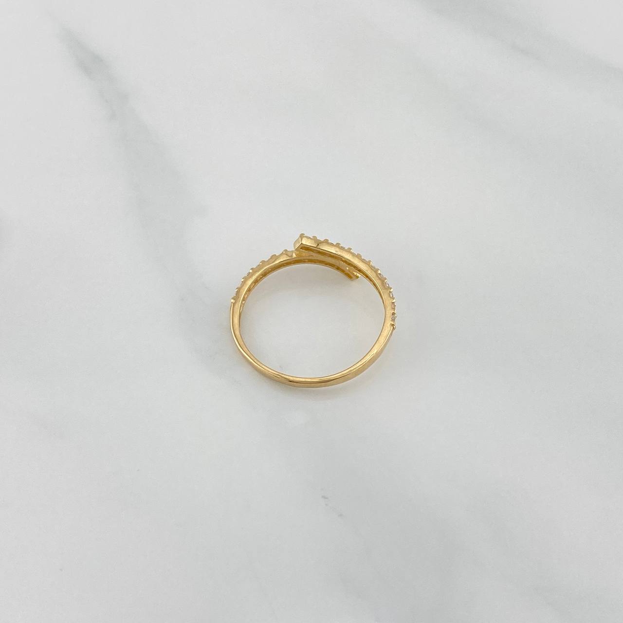 Double Line Ring 1.25 g / T5 3/4 Yellow Gold 18K