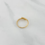 Double Line Ring 1.25 g / T5 3/4 Yellow Gold 18K