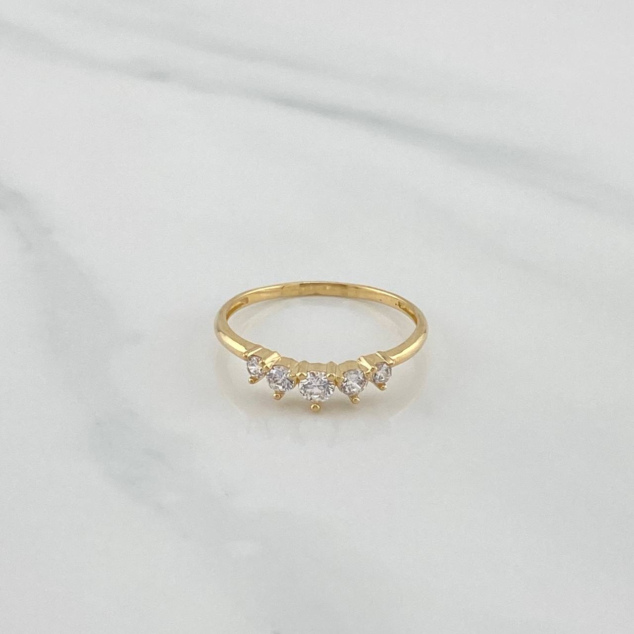 Ring Circles 1.25 g / T5 3/4 Yellow Gold 18K