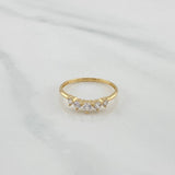 Ring Circles 1.25 g / T5 3/4 Yellow Gold 18K