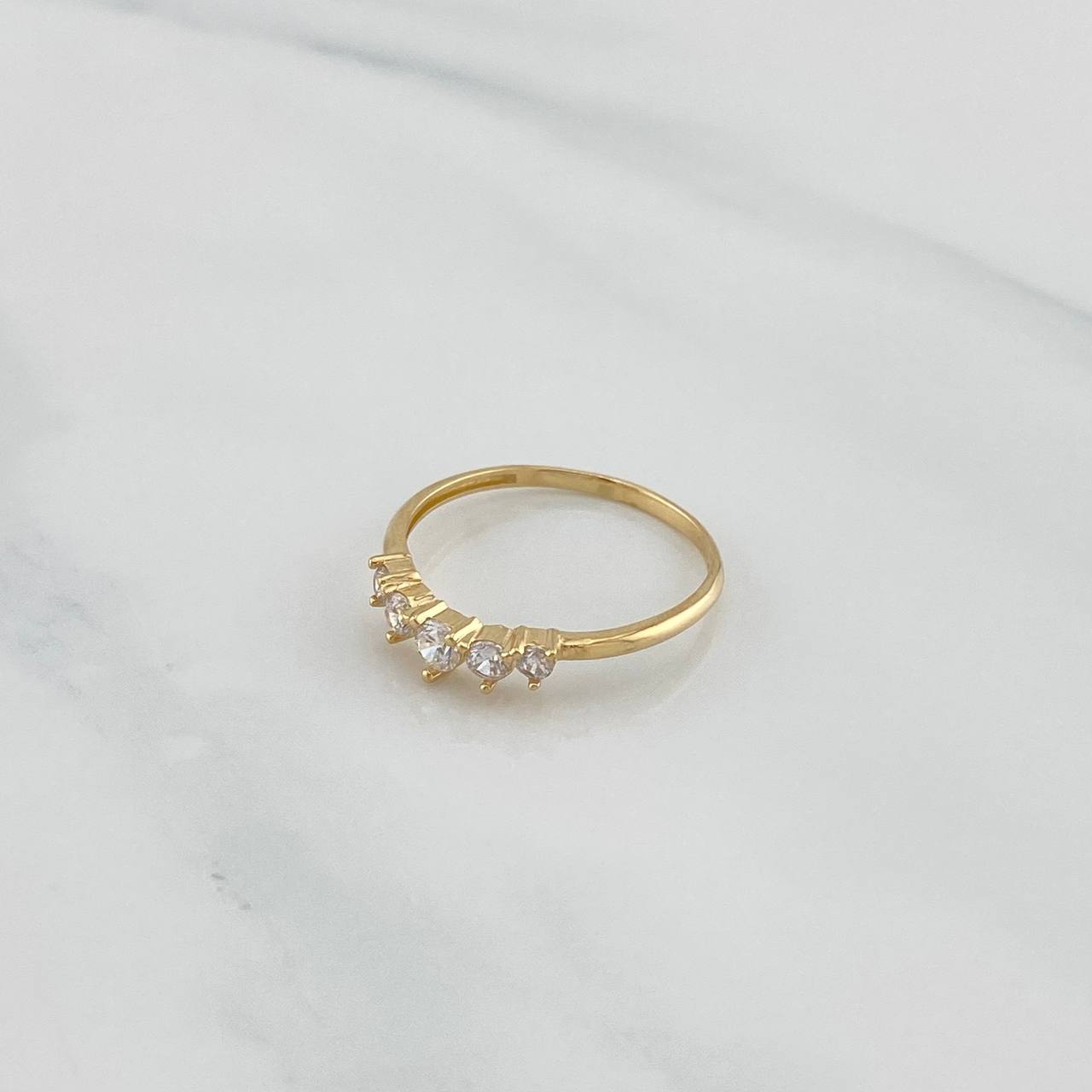 Ring Circles 1.25 g / T5 3/4 Yellow Gold 18K