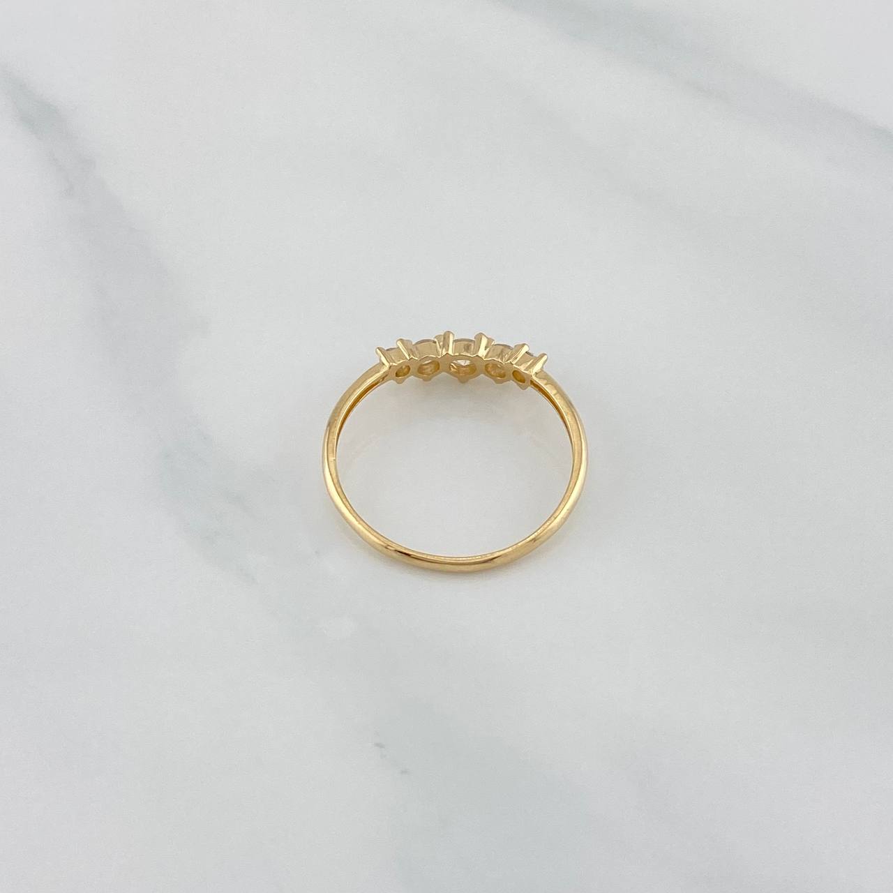 Ring Circles 1.25 g / T5 3/4 Yellow Gold 18K