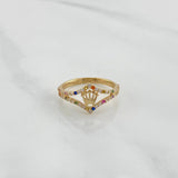 Crown Ring 1.6 g / T5 Yellow Gold 18K
