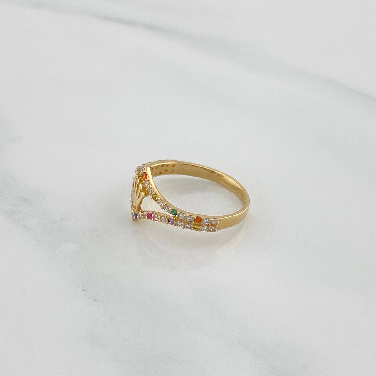 Crown Ring 1.6 g / T5 Yellow Gold 18K