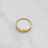 Crown Ring 1.55 g / T7 3/4 Yellow Gold 18K