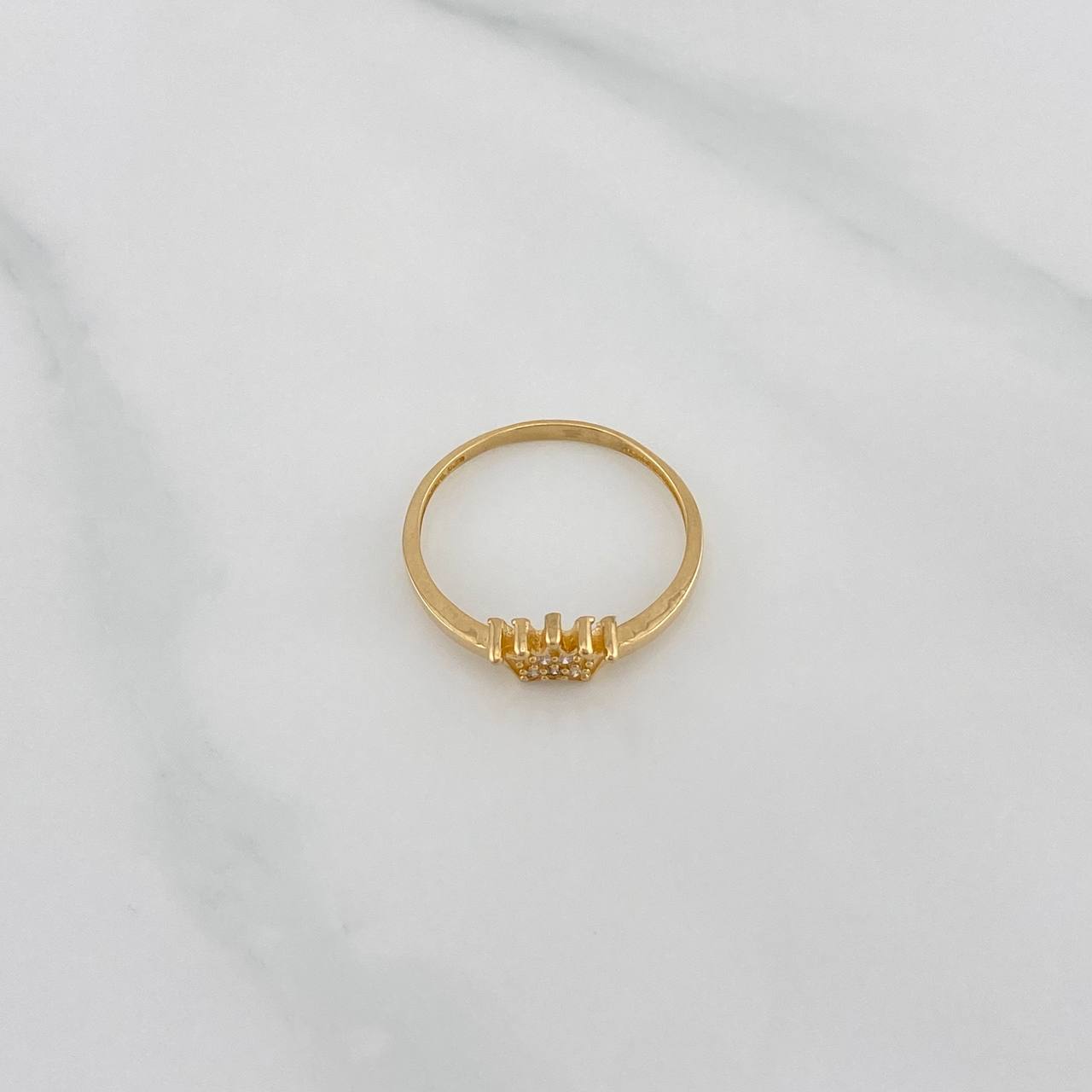 Anillo Corona 1.3 g / T6 1/2 Oro Amarillo 18K