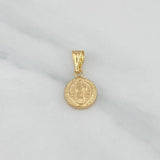 Dije San Benito 0.7 g / 3/4 in Oro Amarillo 18K