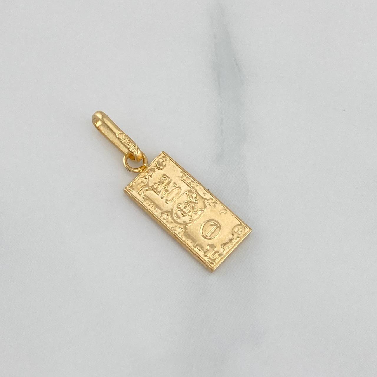 Dije One Dolar 0.7 g / 1 in Oro Amarillo 18K