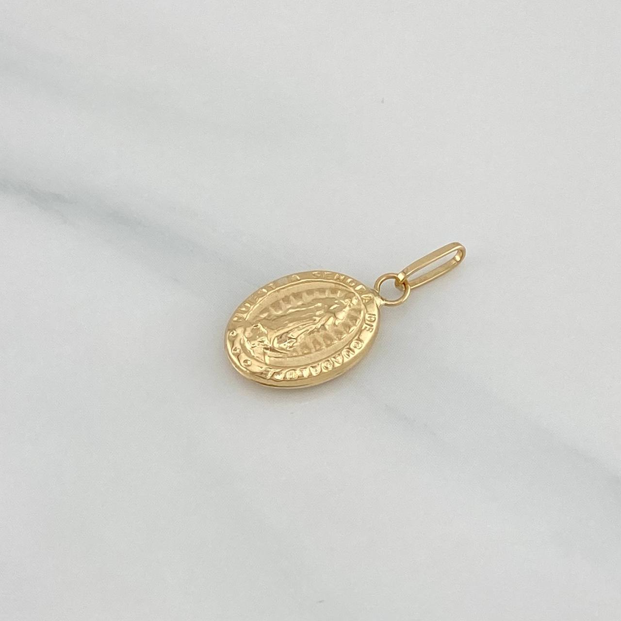 Dije Virgen Guadalupe 0.6 g / 3/4 in Oro Amarillo 18K