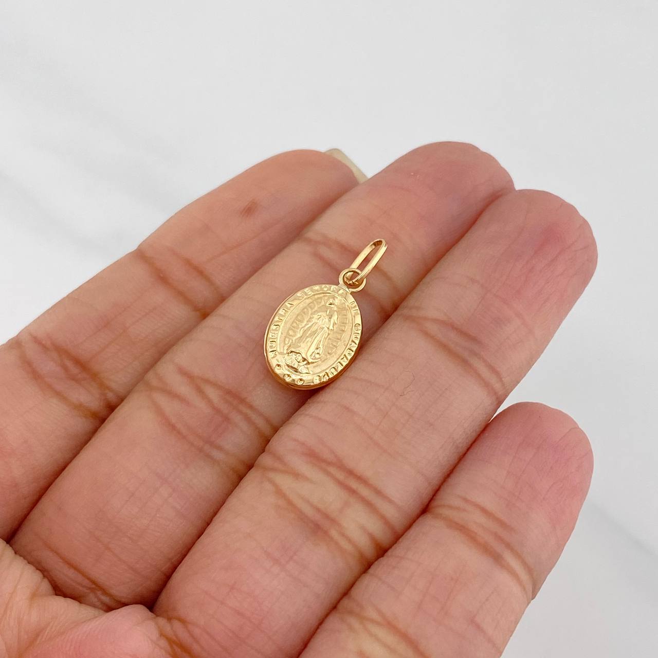 Dije Virgen Guadalupe 1.05 g / 1 in Oro Amarillo 18K