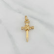 Pendant Cross Nails 3.9 g / 1 1/2 in 18K Yellow Gold