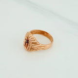 Anillo Virgen Guadalupe 4.8 g / T7 3/4 Oro Rosa 18K