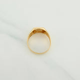 Crown Signet Ring 4.45 g / T10 18K Yellow Gold