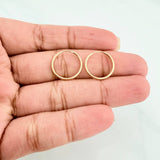 Candongas Aro 0.7 g / 1/2 in Oro Amarillo 18K