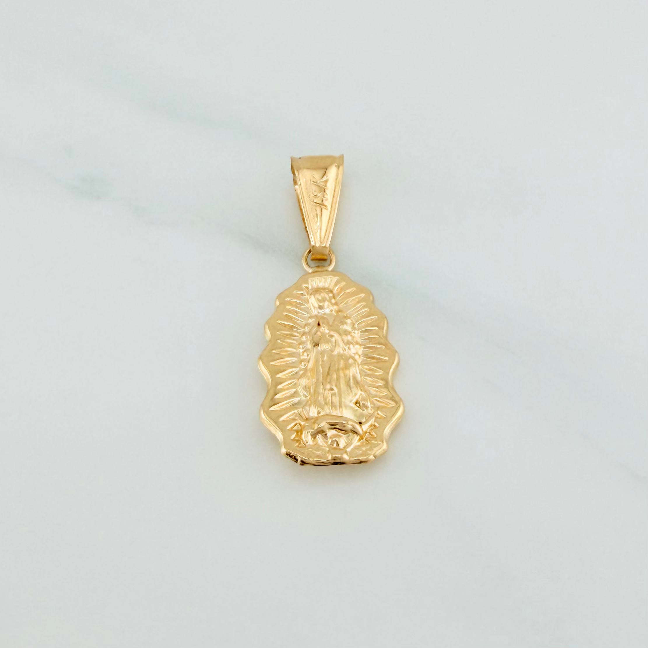 Dije Virgen Guadalupe 1.3 g / 1 1/4 in Oro Amarillo 18K