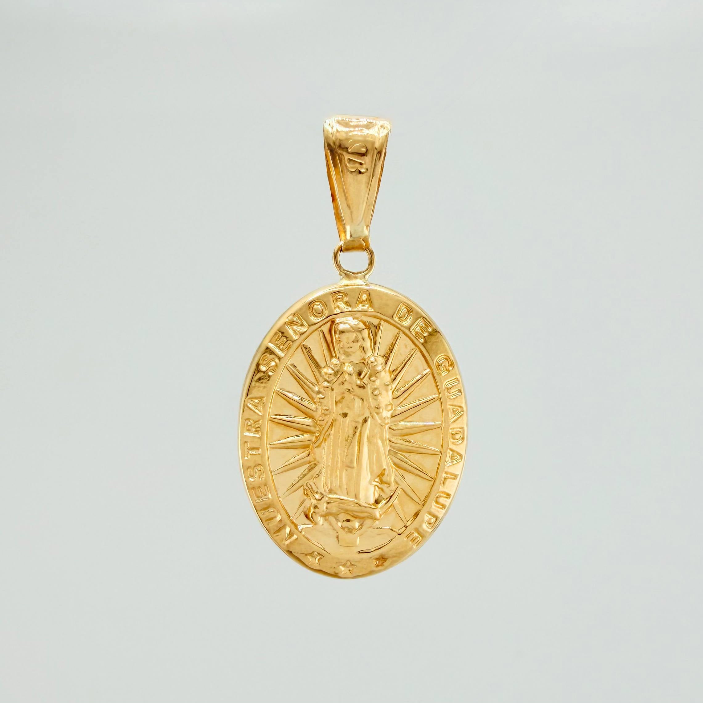 Dije Virgen Guadalupe 1.9 g / 1 1/4 in Oro Amarillo 18K