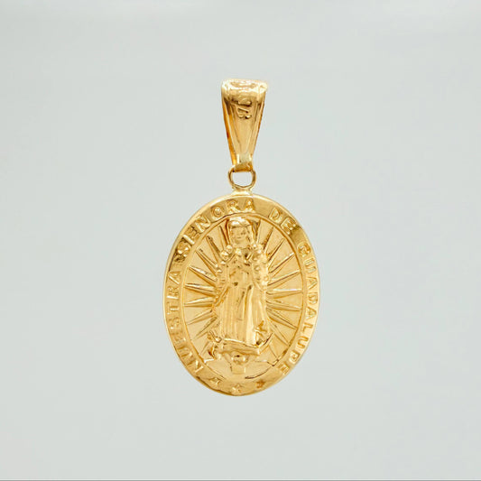 Dije Virgen Guadalupe 1.9 g / 1 1/4 in Oro Amarillo 18K