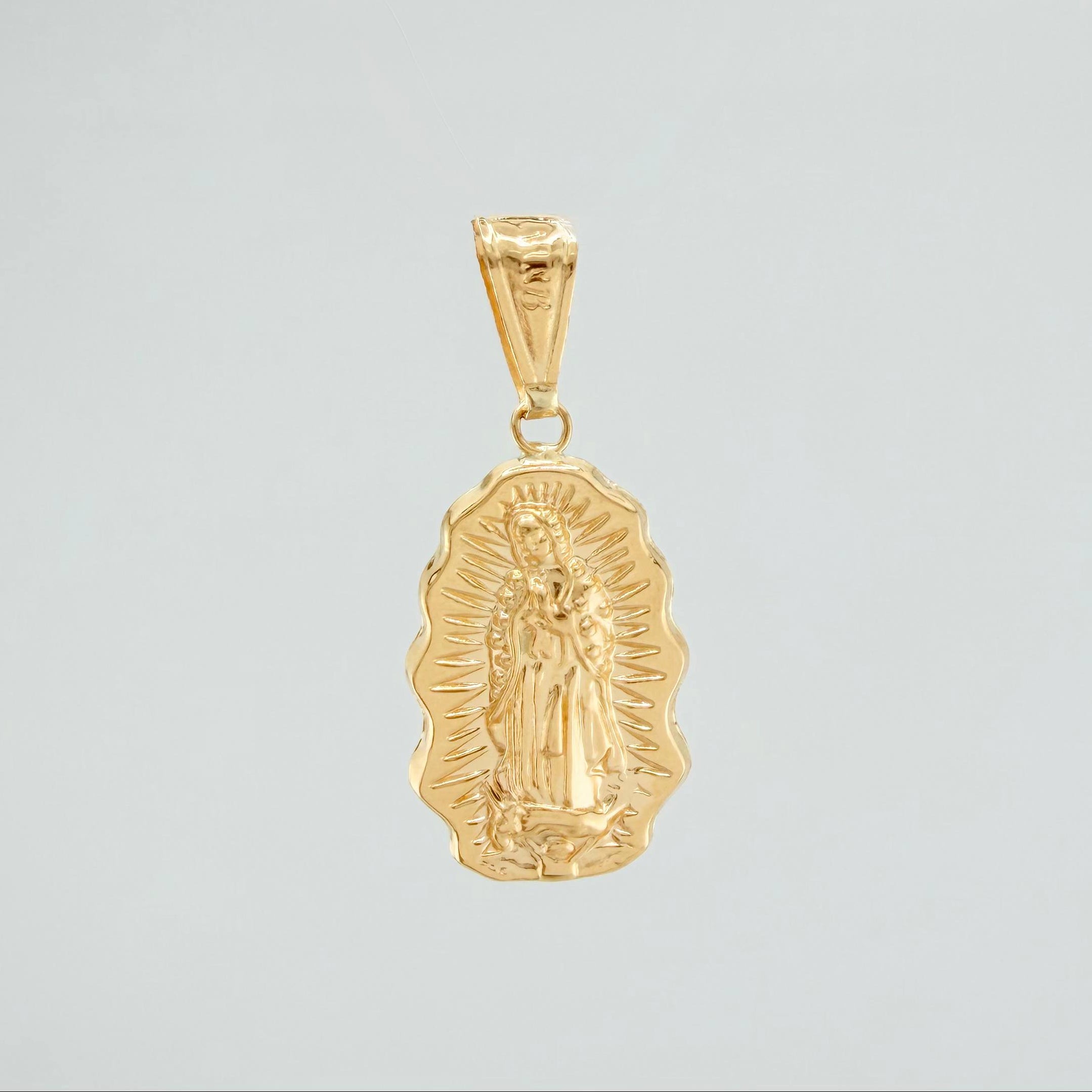 Dije Virgen Guadalupe 1.7 g / 1 1/4 in Oro Amarillo 18K