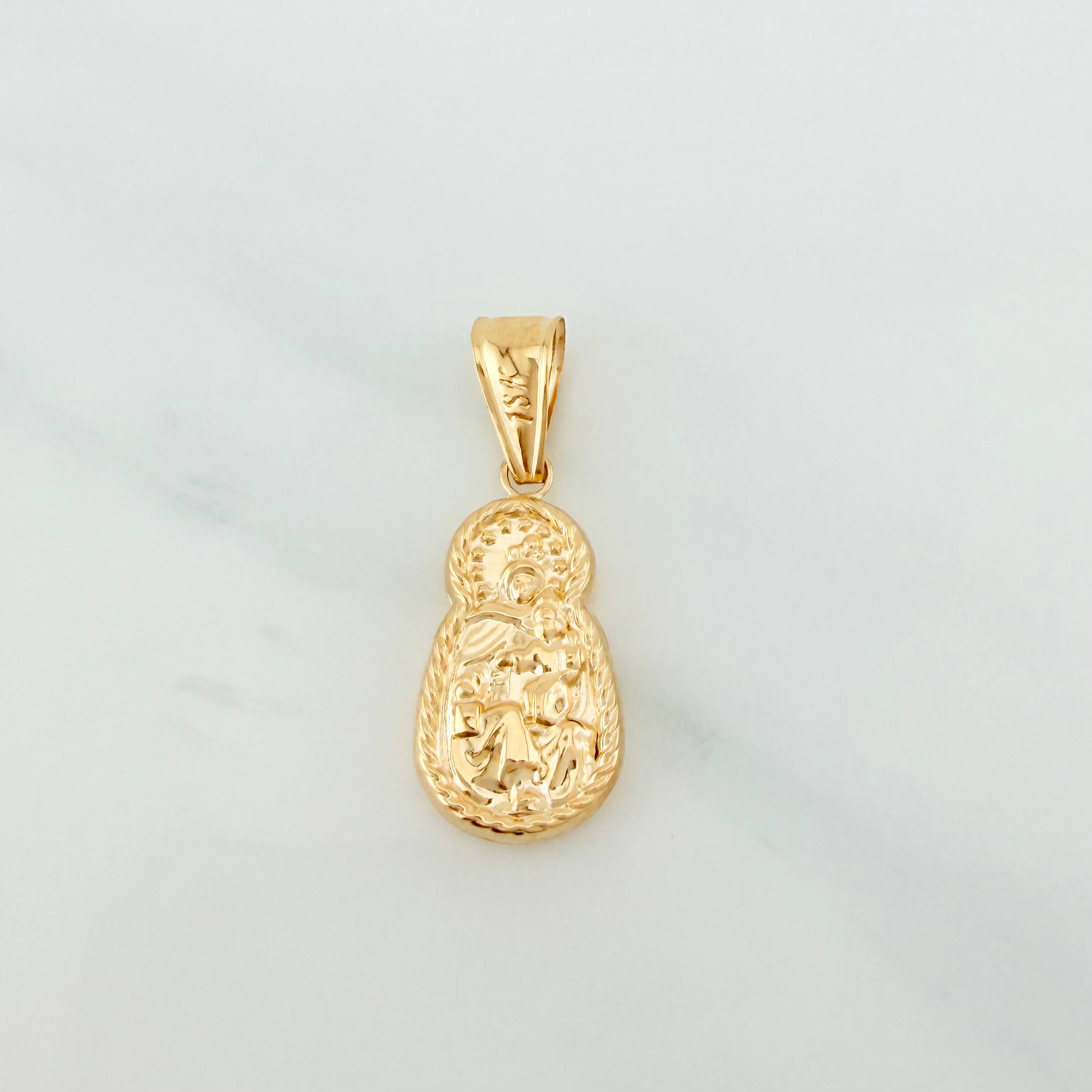 Dije Virgen Del Carmen 1.2 g / 1 1/4 in Oro Amarillo 18K